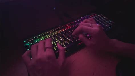 asmr keyboard typing